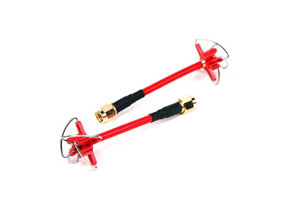 Aomway 5.8GHz 4-Leaf Clover Antenna Set for TX/RX (RP-SMA) (RHCP), $7.40