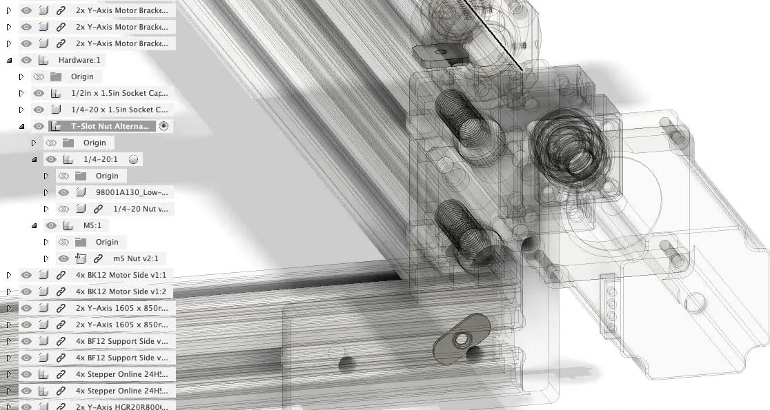 T-slot nut alternatives