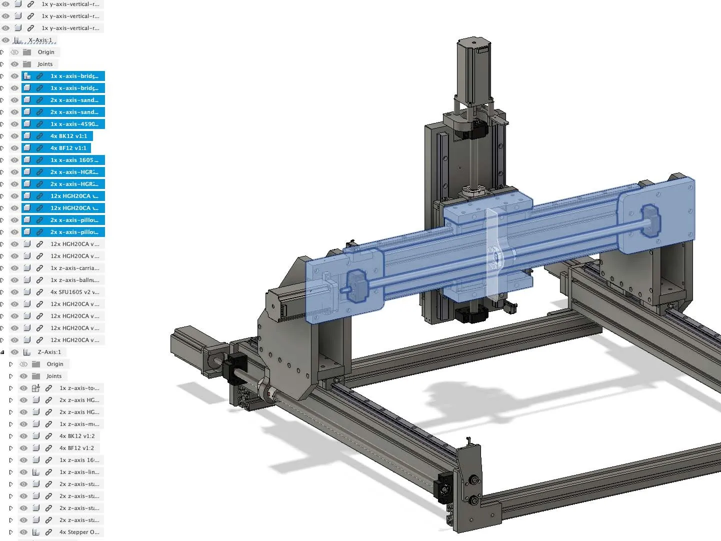X-axis Gantry
